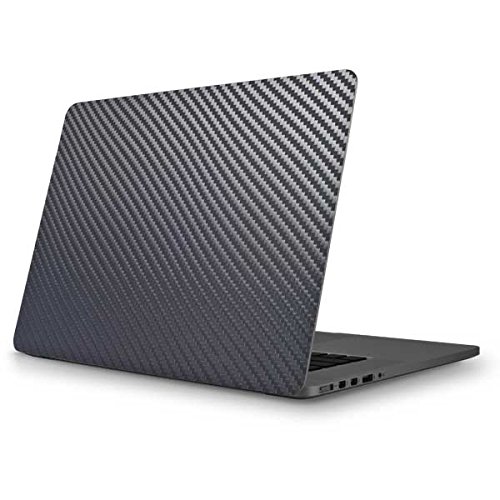 Skinit Silver Carbon Fiber Laptop Skin for MacBook Pro 13 (2013-2015 Retina Display) | Durable Protective Decal | Perfect for Work, School & Travel
