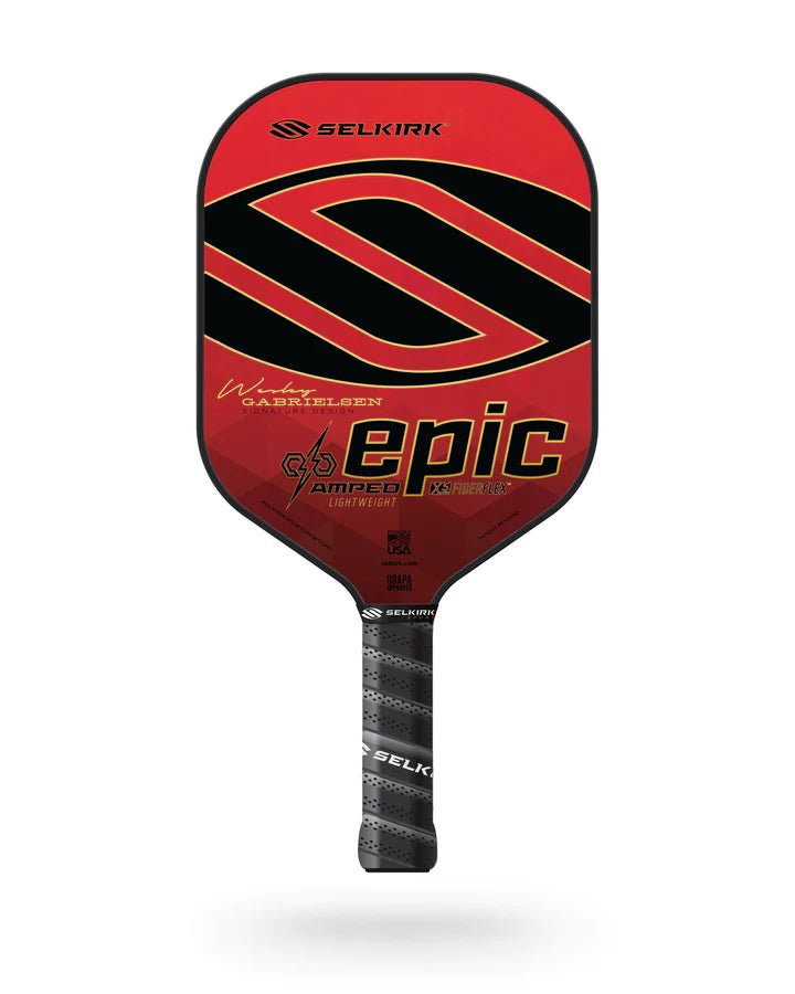 Selkirk Amped Signature Pickleball Paddle - Premium Graphite Paddle for Competitive Play | Perfect for Outdoor & Indoor Pickleball Games, Tournaments & Practice