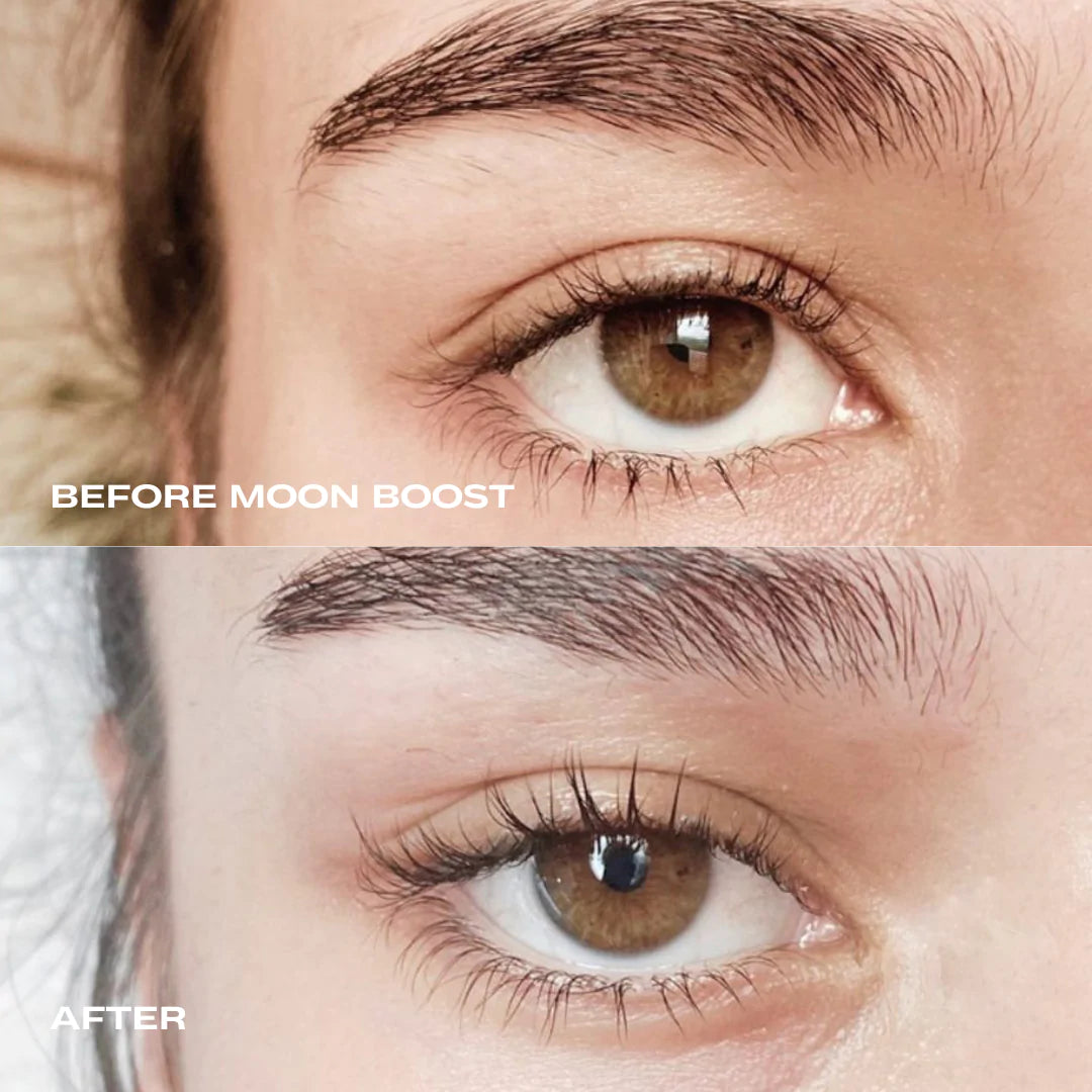 Moon Boost – Lash & Brow Growth Serum for Longer, Thicker Eyelashes & Eyebrows | Natural & Safe Formula for Daily Use at Home or Salon