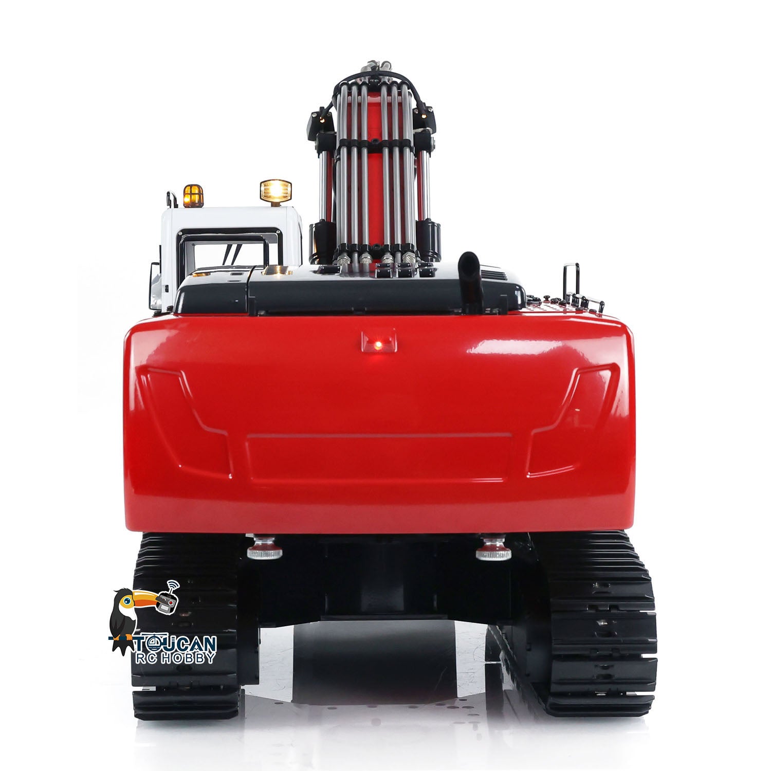 1/14 Scale MTMODEL RC Hydraulic Excavator - Metal Remote Control Tracked Digging Vehicle with 2 Arms, Ripper & Tiltable Bucket Grab | Construction Toy for Kids & Adults | Sandbox Play, Construction Site Simulation, STEM Learning