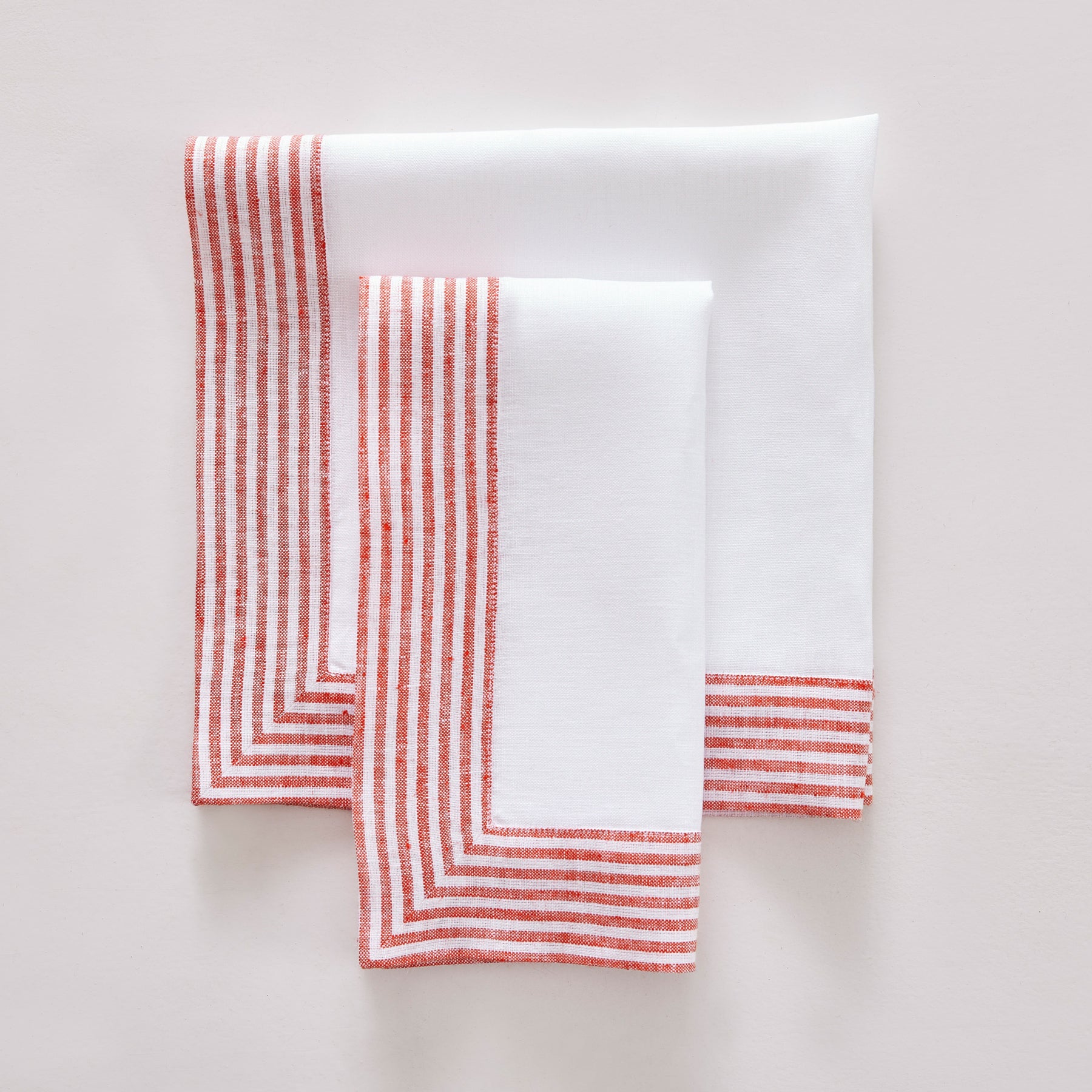 Premium Lucca Napkins - Set of 4 Soft Cotton Dinner Napkins for Formal Dining, Parties & Everyday Use