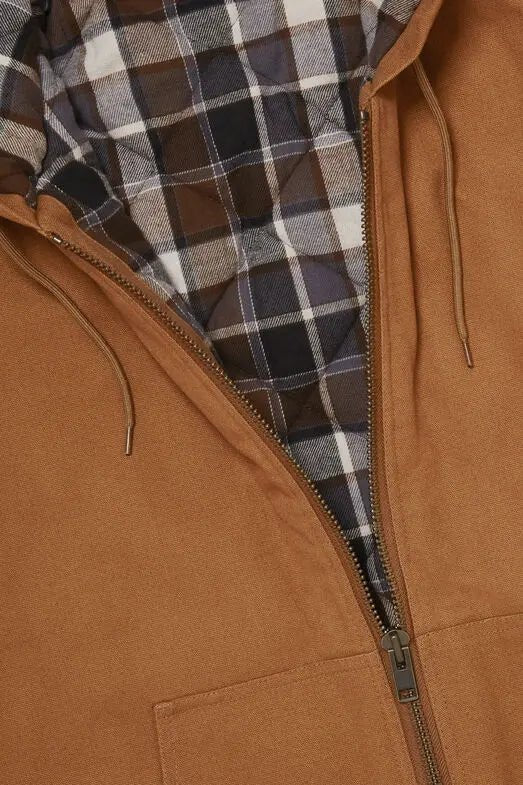 Fila Men's Hooded Bomber Jacket - Lightweight Work Jacket for Outdoor Activities, Casual Wear & Street Style Fashion