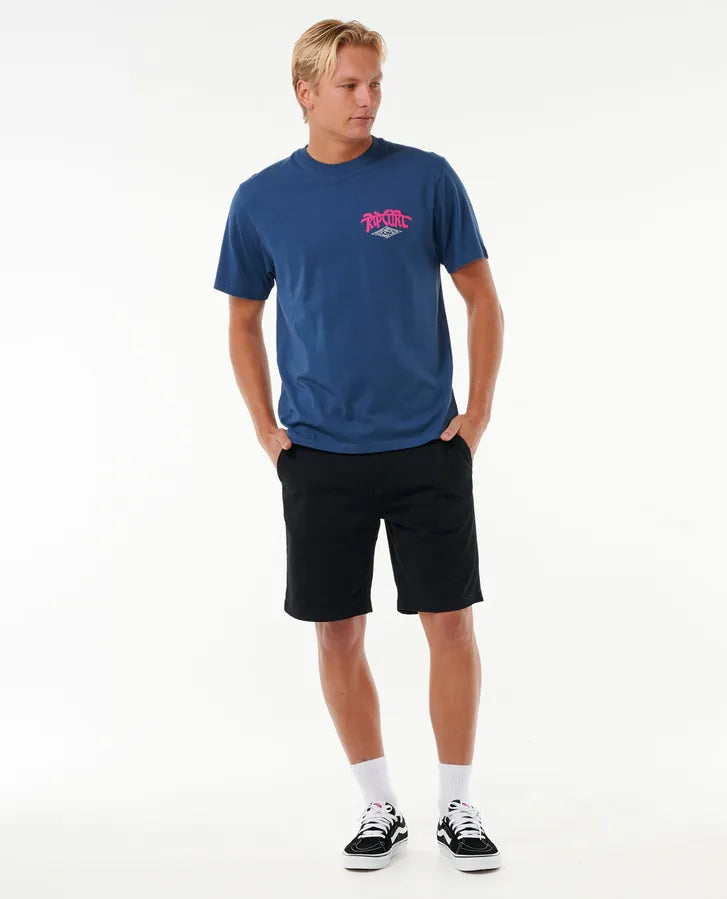 Rip Curl Men's Relaxed Fit California Graphic T-Shirt - Soft Cotton Short Sleeve Tee for Surfing, Beach & Casual Wear