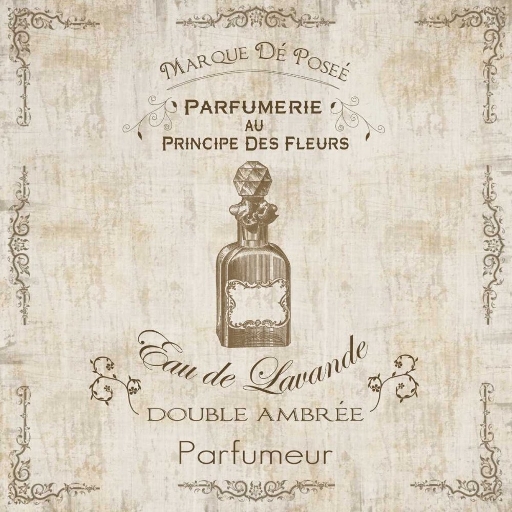 Parchment Bath Perfume Photo Print - 18 x 18 Inch Vintage Wall Art Decor - Elegant Bathroom Poster for Home & Spa - Perfect for Bathroom, Bedroom, and Living Room Decor