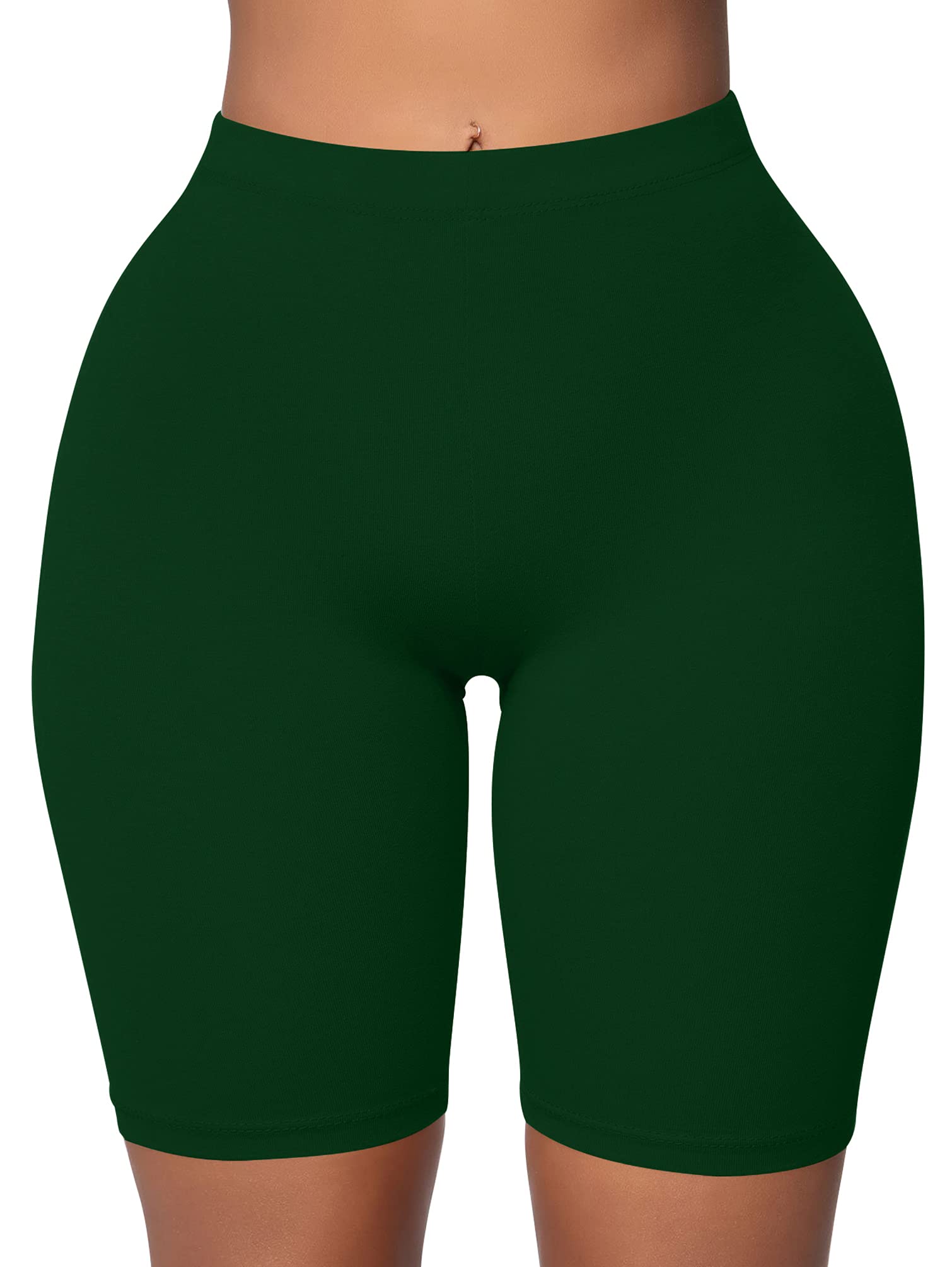BORIFLORS Women's High Waist Workout Shorts - Yoga Running Gym Biker Shorts for Women - Comfortable Athletic Compression Shorts for Fitness, Cycling & Lounge Wear
