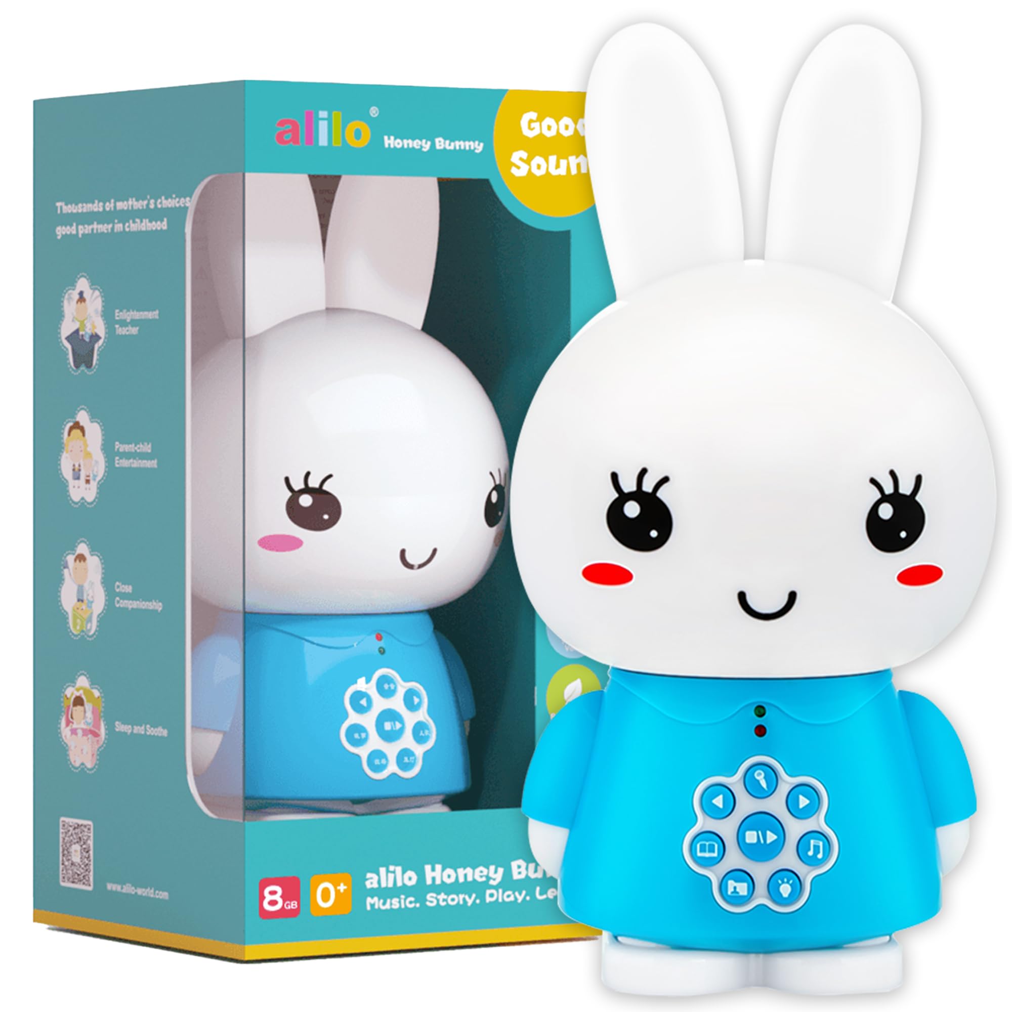 Alilo Easter Bunny Musical Toddler Toys for 1-2 Year Old Boys & Girls - Best Baby Gift for 1 Year Old | Interactive Learning Toy with Lights & Sounds for Early Childhood Development | Perfect for Playtime, Birthday Presents & Easter Gifts