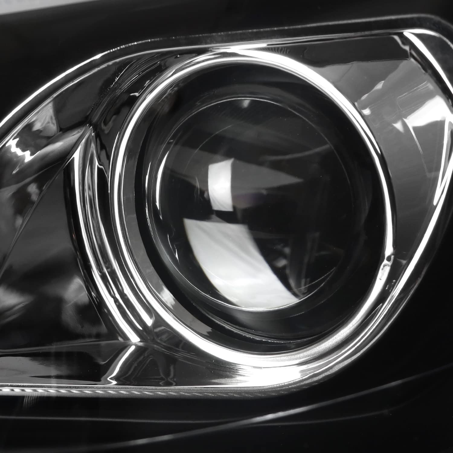 Spec-D Black LED Projector Headlights for 2006-2008 Mercedes ML-Class | Sequential Turn Signals | Left+Right Pair | Upgrade Your W164 ML350/500