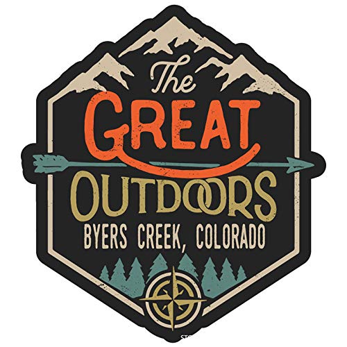 Byers Creek Colorado The Great Outdoors 4-Inch Fridge Magnet - Perfect for Travel Souvenirs, Office Decor & Kitchen Accessories