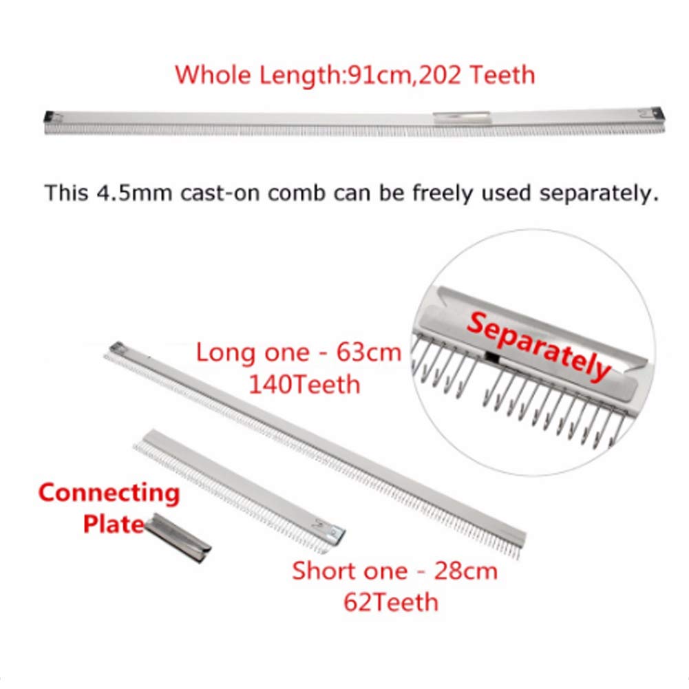 Industrial Cast-on Comb Replacement for Knitting Machines - Durable & High-Performance Knitting Accessory for Professional Use in Textile Production & Crafting