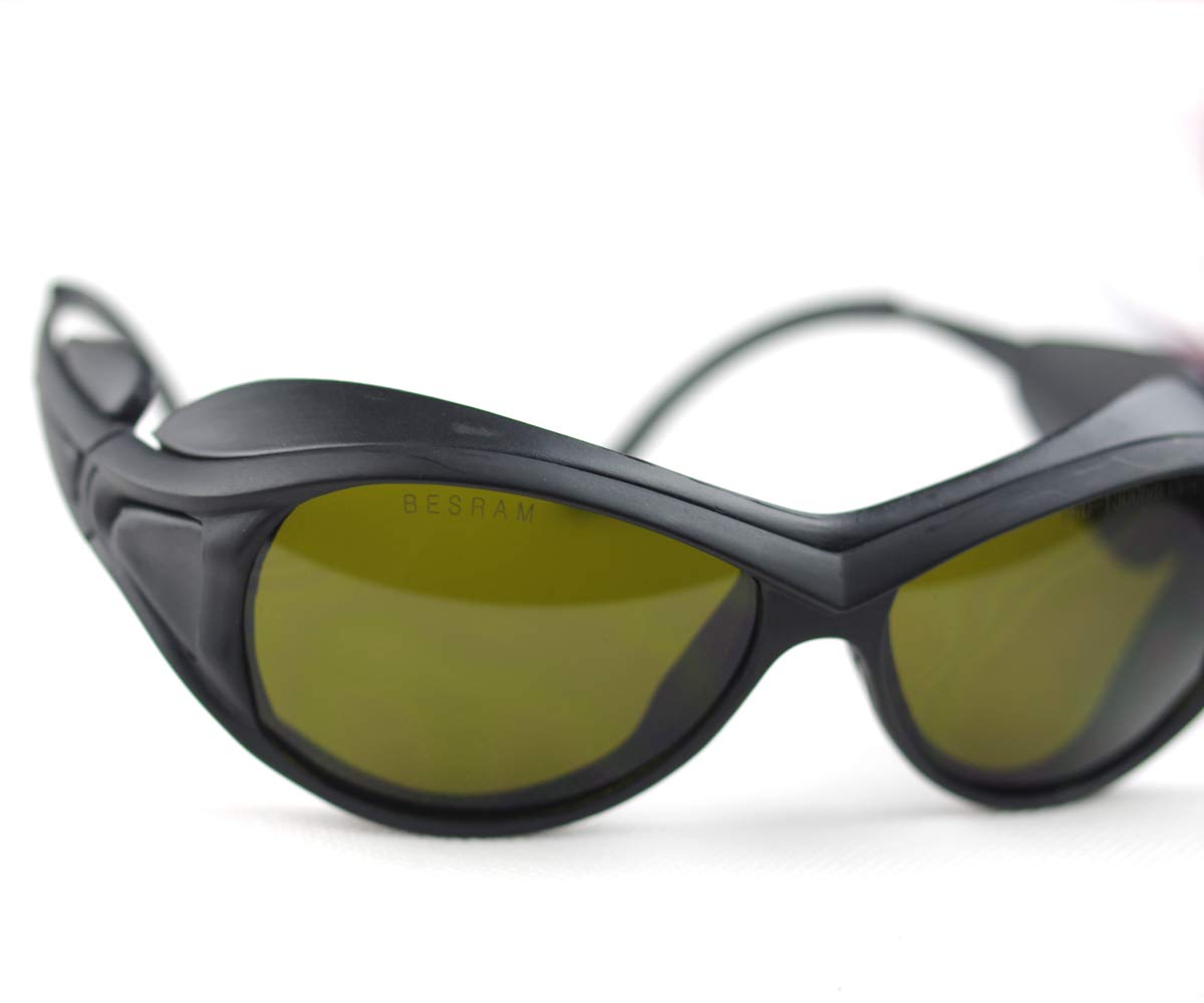 850nm 980nm 1064nm OD4+ OD6+ IR Infrared Laser Safety Goggles - CE T5-2 Certified Protective Eyewear for Fiber Laser Welding, Engraving & Cutting - Ideal for Industrial, Medical & Laboratory Laser Applications