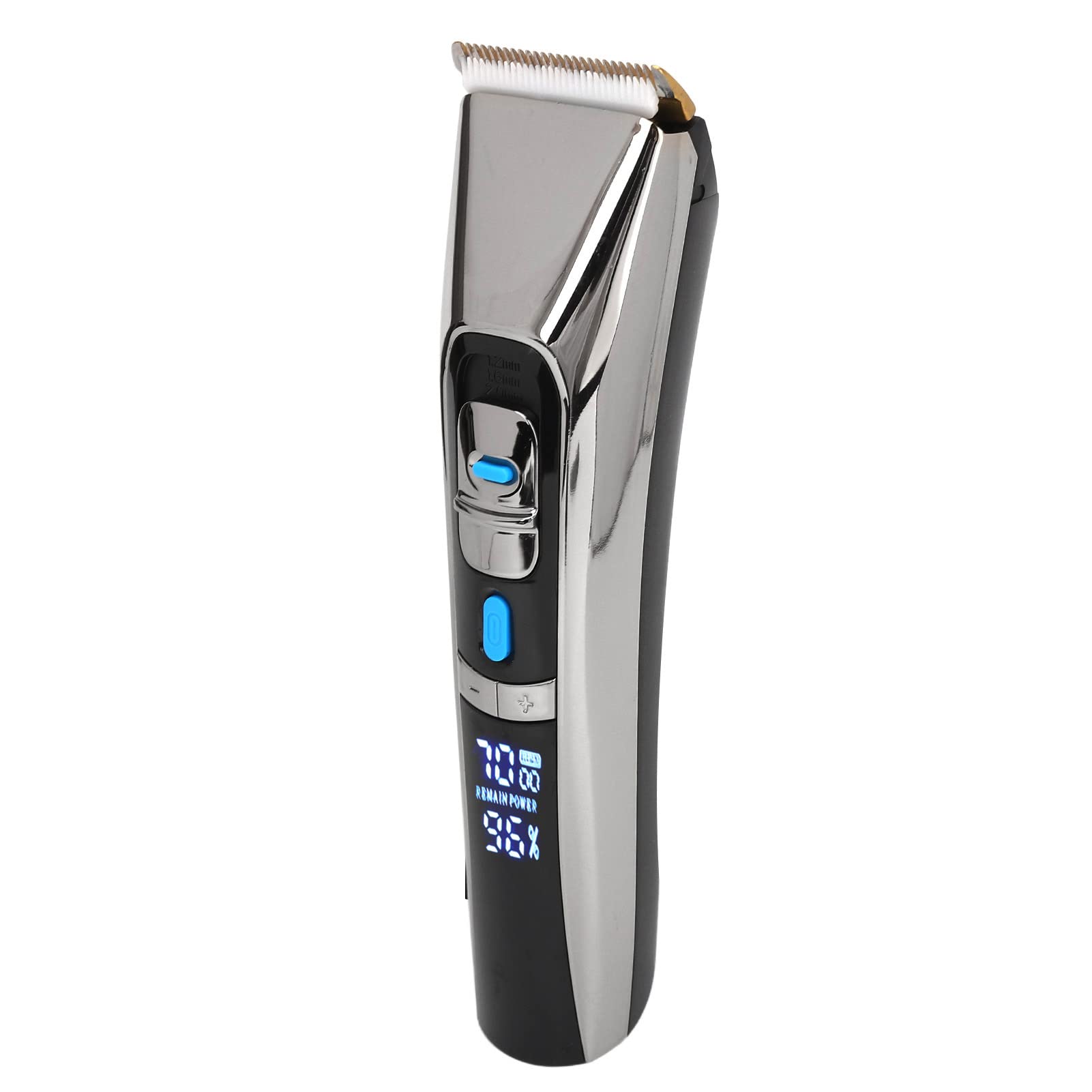 Professional Men's Hair Clippers - Low Noise Electric Hair Trimmer with Lithium Battery for Beard & Facial Hair Styling - Perfect for Home Barbering & DIY Haircuts