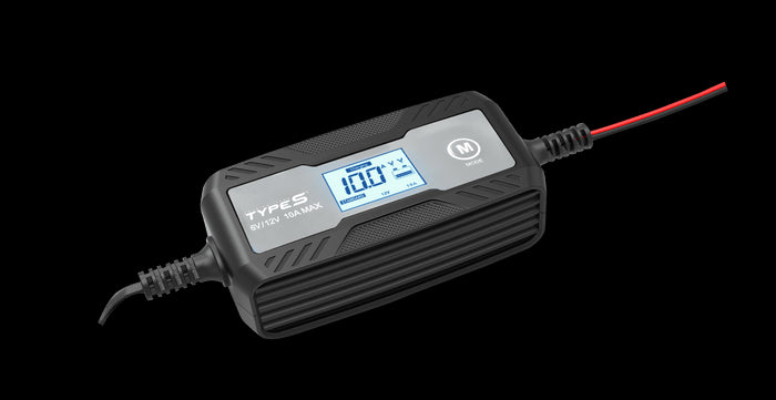10A Smart Battery Charger and Maintainer - 12V/24V for Car, Truck, Motorcycle, Boat - Automatic Charging & Maintenance Mode - Perfect for Winter Storage & Long-Term Vehicle Care