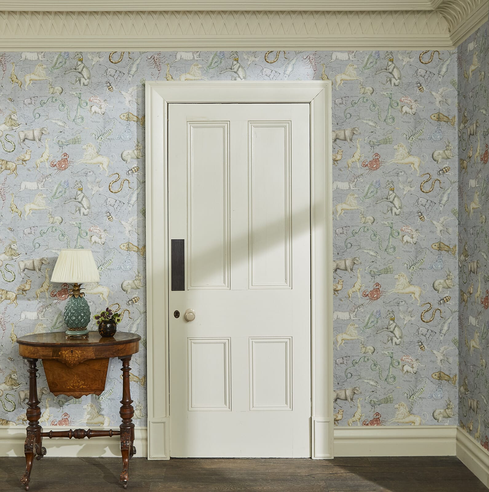 Cosmic Celestial Blue Wallpaper - Premium Peel & Stick Removable Wallpaper for Bedroom, Living Room & Nursery - Easy DIY Home Decor