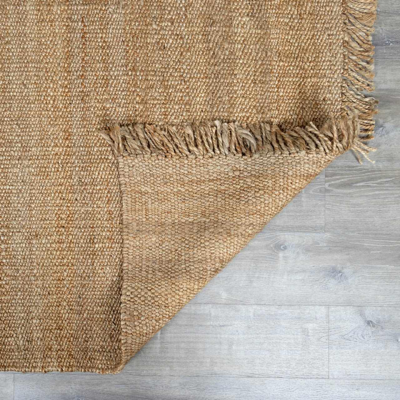 Hauteloom Oaks Solid Handwoven Seagrass Jute Rug - 5' x 7'6