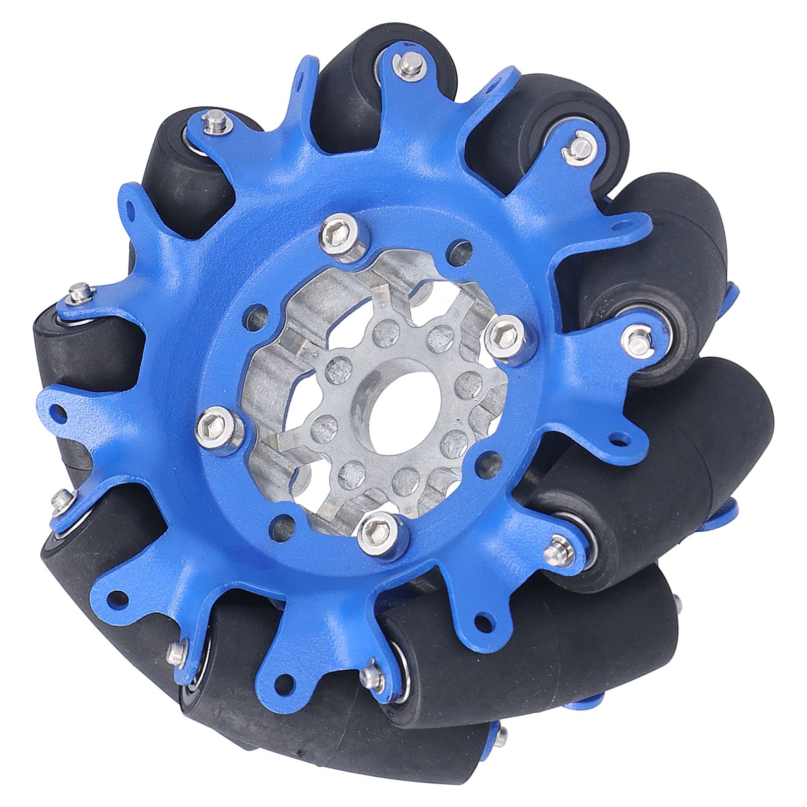 Omnidirectional Wheel - Flexible Low Friction Rubber Roller for Smart Robots, Heavy Duty Omni Wheels with Large Load Capacity (Right Wheel 5606-0000-0100) - Perfect for Robot Navigation, AGV Systems, and Industrial Automation Applications
