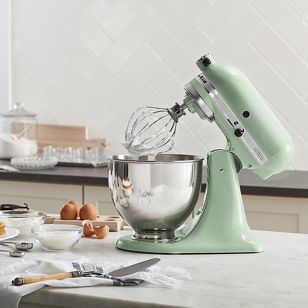 KitchenAid Artisan Stand Mixer 5-Qt. Tilt-Head - Pistachio (KSM150PSPT) for Baking, Mixing Dough & Whipping Cream - Perfect for Home Bakers & Professional Chefs