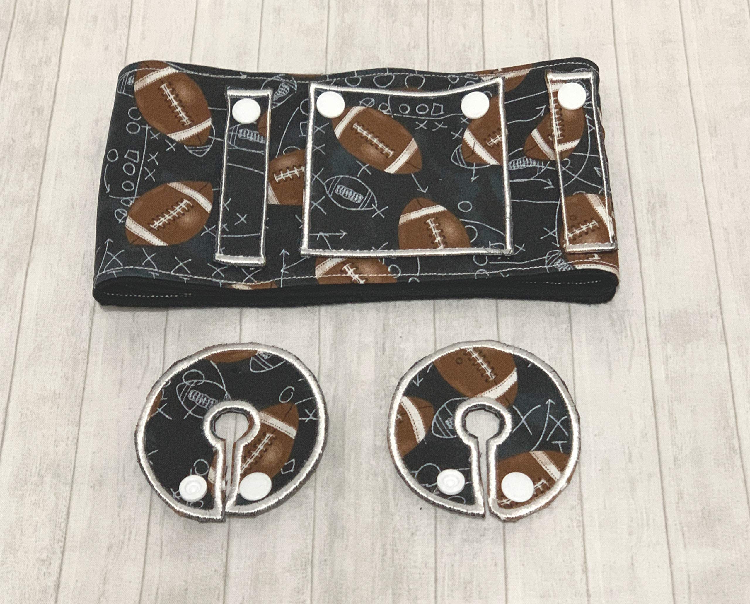 Football Sports G Tube Belt - Adjustable Waist Pack for Running, Hiking & Training - Perfect for Athletes & Outdoor Enthusiasts