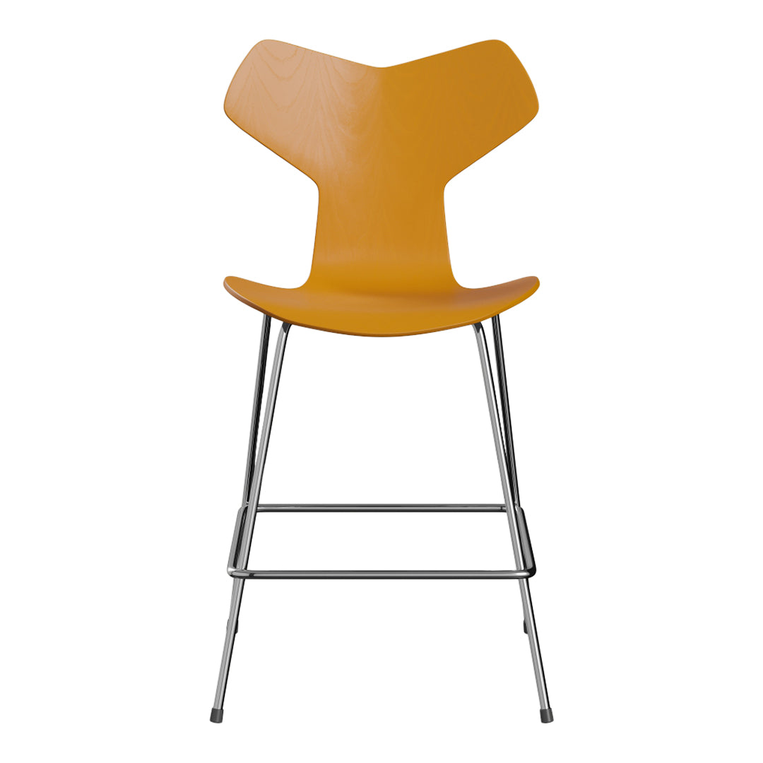 Grand Prix Counter Chair 3138 - Modern Bar Stool with Swivel Seat for Kitchen Island, Breakfast Bar & Home Decor - Adjustable Height & Comfortable Back Support