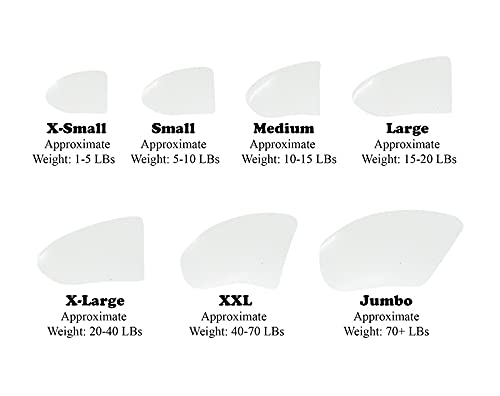 Soft Nail Caps for Small Dogs - White Pet Claw Covers for Grooming & Protection - Perfect for Hardwood Floors, Furniture Protection & Stress-Free Nail Care