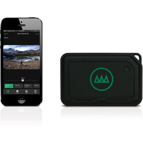 GNARBOX 128GB Portable Backup & Editing System for DSLR, Mirrorless, and Action Cameras – Perfect for Travel, Photography, and Video Production