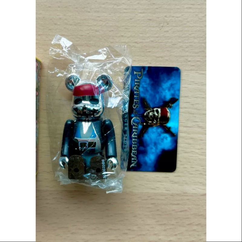 Bearbrick Series 22 HORROR Pirates of the Caribbean 100% Collectible Figure - Limited Edition Vinyl Art Toy for Display & Gift Giving - Perfect for Anime Fans, Movie Collectors & Home Decor