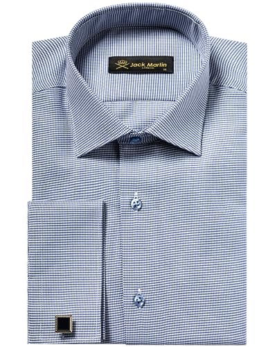 Navy Houndstooth