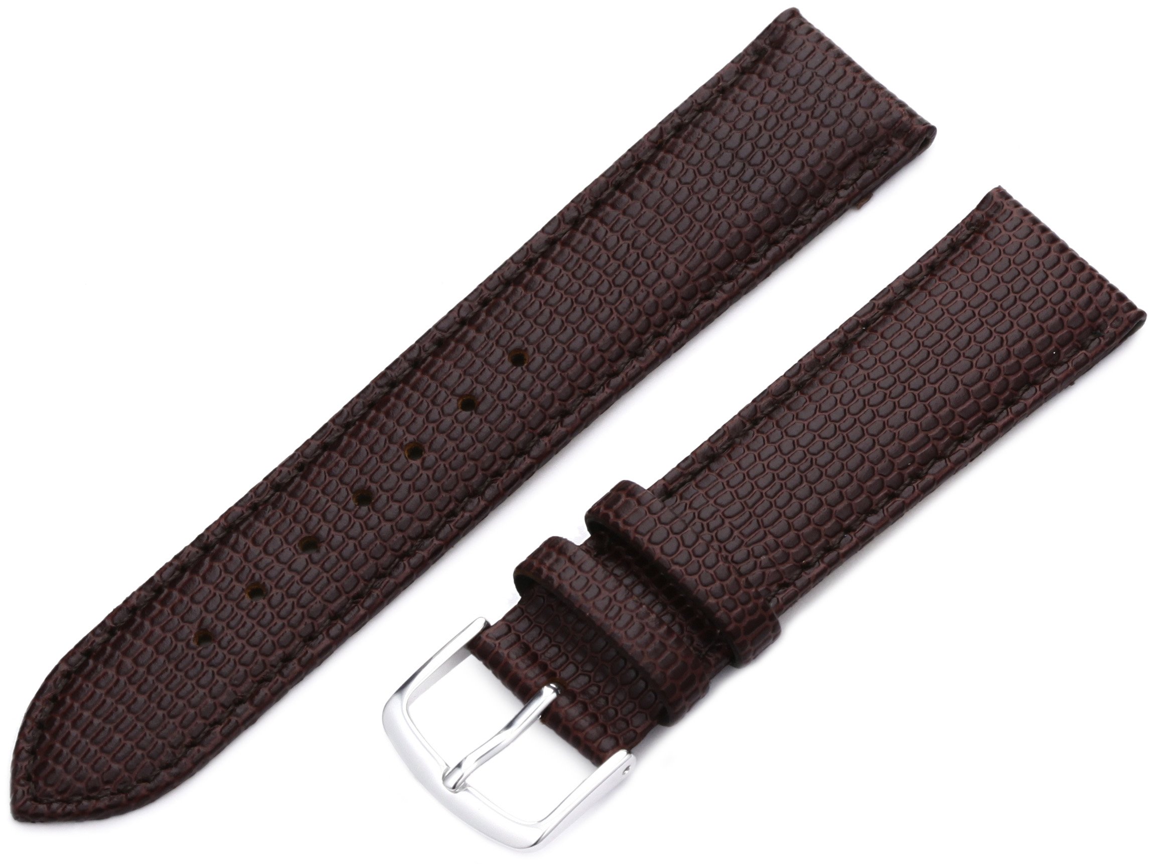 Hadley-Roma Genuine Leather Watch Band for Men - MSM725RA 160 - Replacement Strap for Dress Watches & Business Attire | Perfect for Office, Formal Events & Everyday Wear