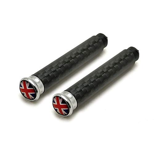Mini Cooper Interior Door Pin Lock Knock - Carbon UJ Style for All Models | Car Styling Accessories | Perfect for Customization & Security Upgrades