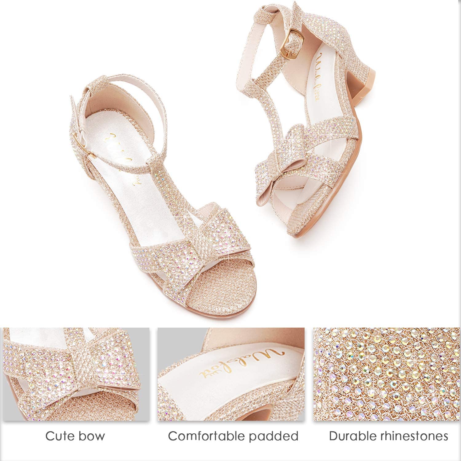 Walofou Girls' Sandals for Toddlers, Little Kids & Big Kids - Comfortable & Stylish for Beach, Pool & Summer Play