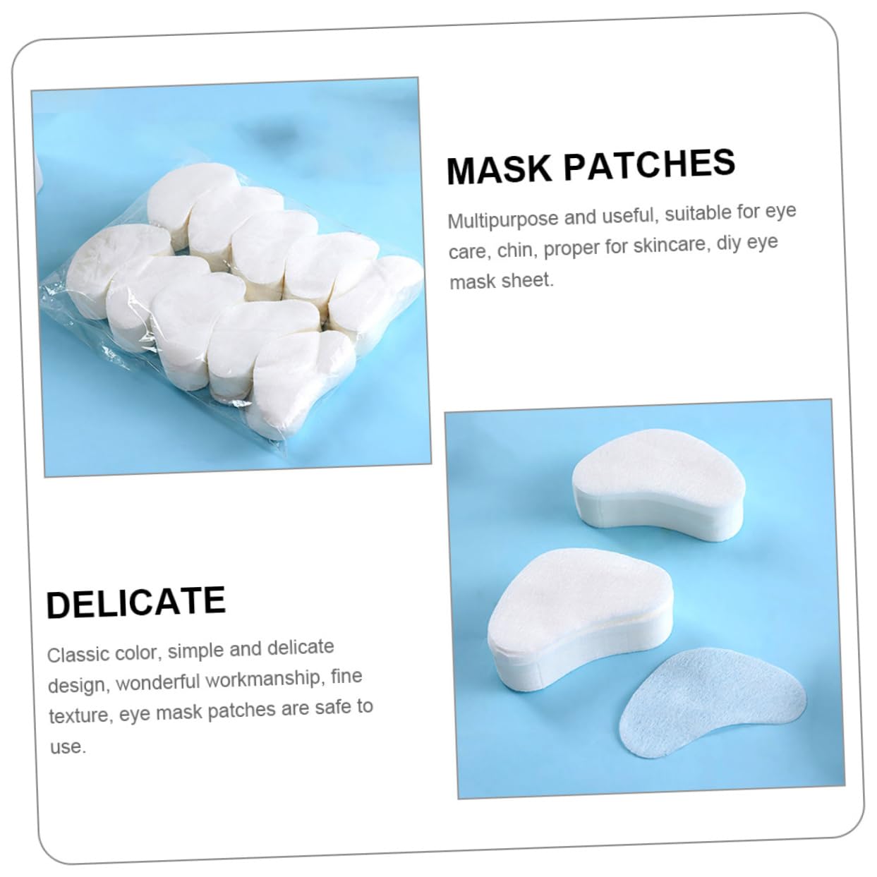 1000 Pcs Disposable Under Eye Mask Patches for Dark Circles, Puffiness & Wrinkles - Hydrating Gel Eye Mask for Skin Care & Relaxation - Perfect for Spa, Travel & Nighttime Skincare Routine