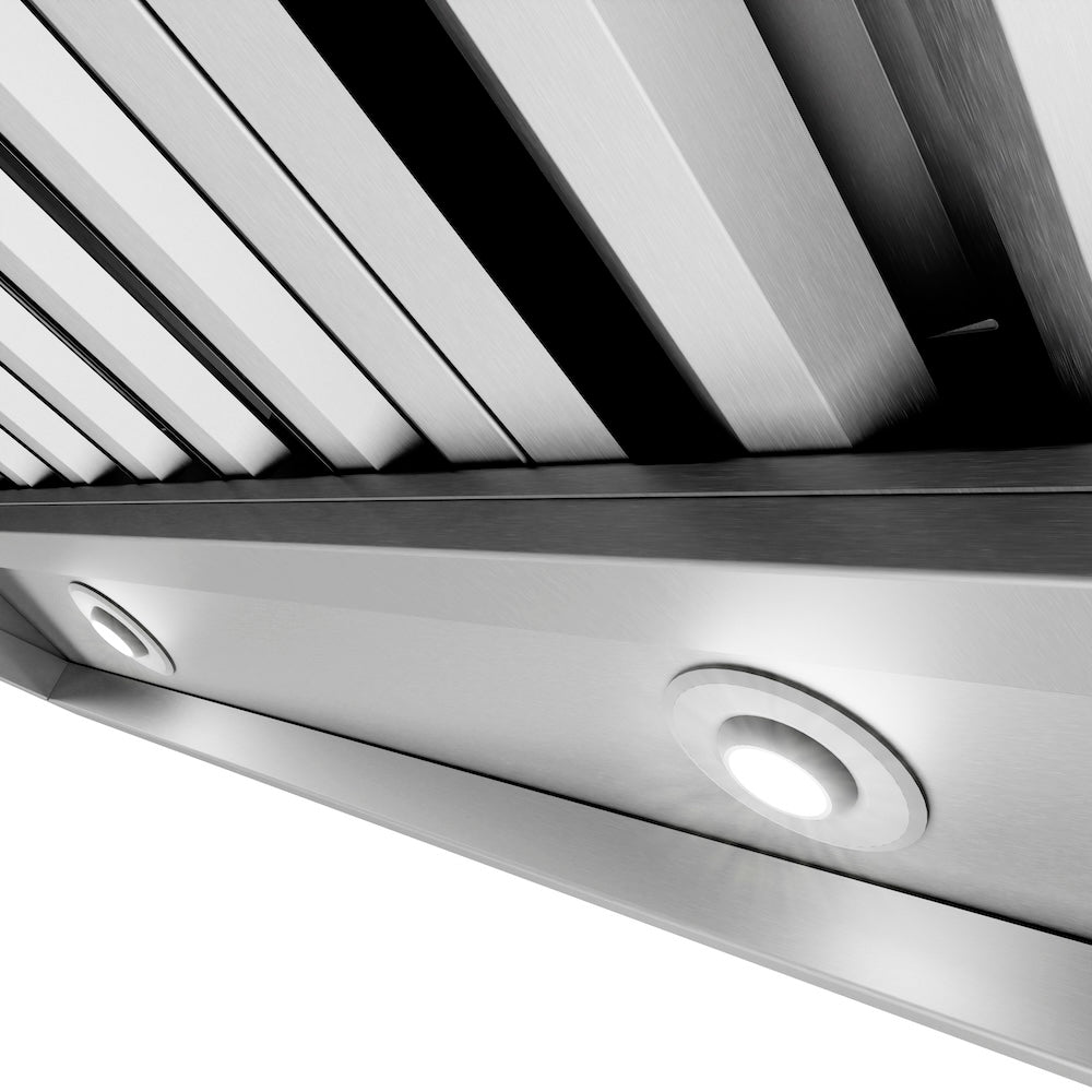 ZLINE 60 Inch Stainless Steel Island Mount Outdoor Grill Hood - GOi1 60 Model - Heavy Duty Range Hood for BBQ, Patio & Backyard Cooking - Perfect for Outdoor Kitchens & Entertaining Guests