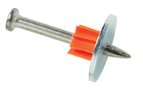 1524SDP 3-Inch Washered Pins (Box of 2) - Heavy Duty Fasteners for Construction, DIY Projects & Industrial Applications