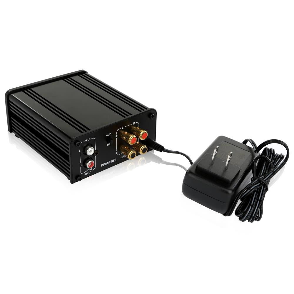 2 Channel Compact Bluetooth Amplifier - Portable Mini Stereo Audio Receiver for Home, Car, and Outdoor Use