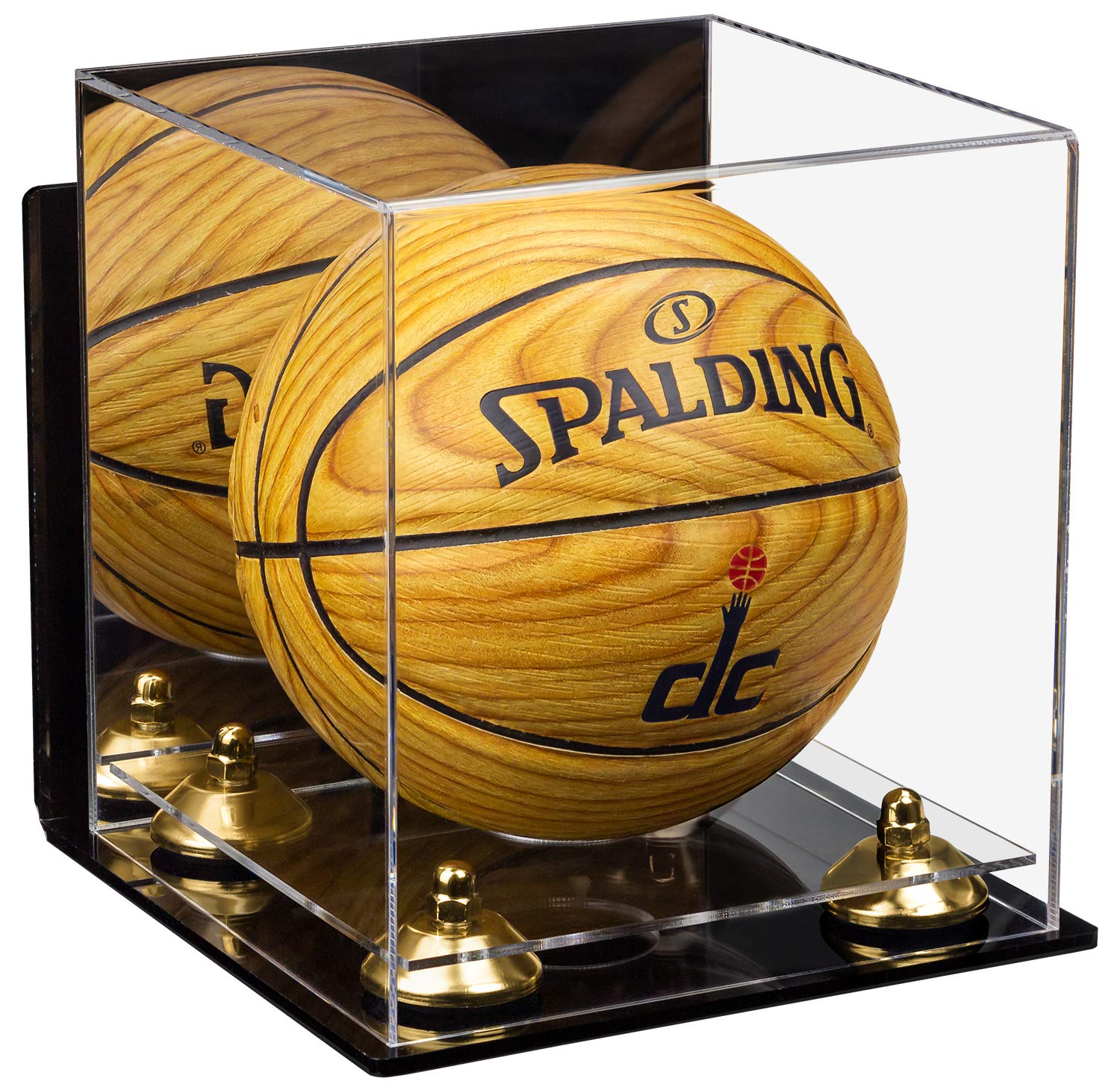Acrylic Mini Basketball Display Case - Perfect for Collectibles & Miniature Sports Memorabilia - Ideal for Home, Office, or Gift Display