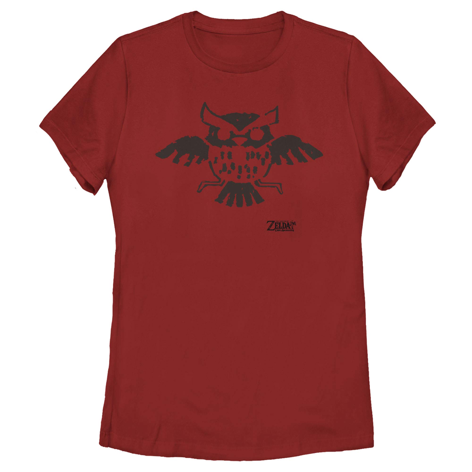 Women's Nintendo Legend of Zelda Link's Awakening Owl Hieroglyphic Graphic T-Shirt | Vintage Gaming Tee for Fans | Perfect for Cosplay, Conventions & Casual Wear