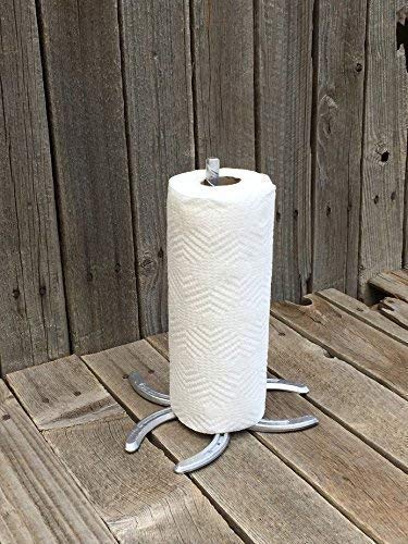 Stainless Steel Horseshoe Paper Towel Holder - Rustproof Kitchen & Bathroom Organizer for Home, Office, or RV Use