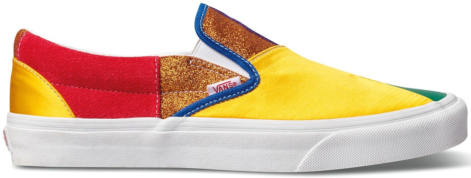 Vans Pride Patchwork True White Sneakers Size 7 (44B) - Stylish & Comfortable Skate Shoes for Men, Perfect for Casual Wear, Street Fashion & LGBTQ+ Pride Events