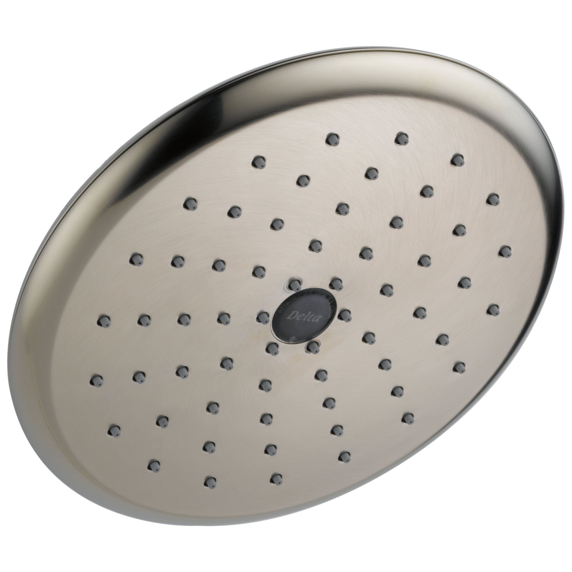 Delta RP52382SS 8-3/4 Inch 1-Setting Raincan Shower Head - Stainless Steel Finish for Luxurious Rainfall Shower Experience in Bathroom