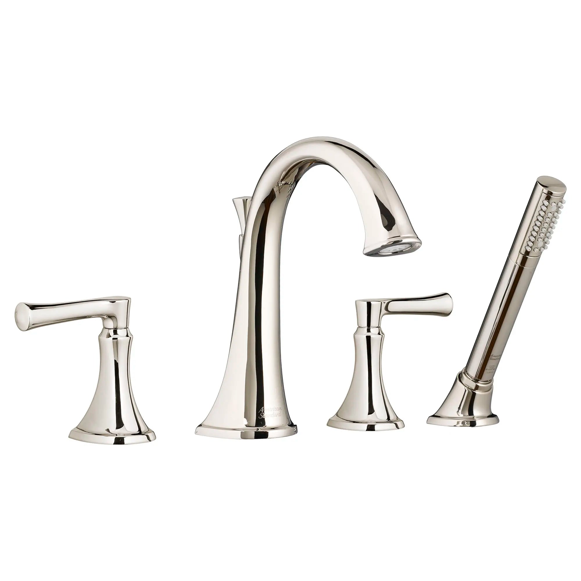 Premium Matte Black Estate Bathtub Faucet with Hand Shower - Compatible with Flash® Rough-In Valve - Lever Handle Design for Modern Bathrooms - Perfect for Spa-Like Relaxation and Daily Bathing
