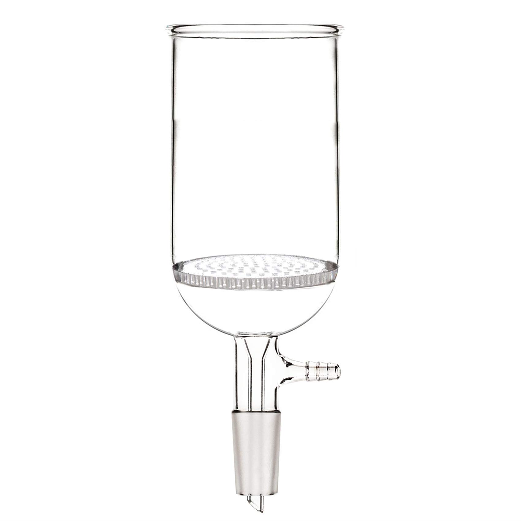 1L (1000ml) 24/40 Glass Buchner Funnel with 90mm Pore Plate - Laboratory Filtration Equipment for Chemistry Experiments & Scientific Research
