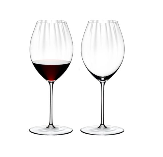 Premium Riedle Performance Shiraz Wine Glasses Set of 2 - Perfect for Red Wine Tasting & Elegant Dinner Parties
