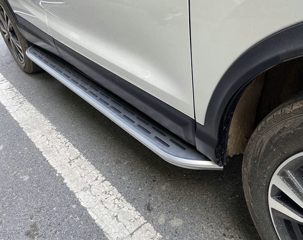 2PCS Aluminum Running Boards Side Steps Nerf Bars for 2020-2021 Ford Escape Kuga - Durable Side Pedals & Vehicle Protection - Perfect for Off-Roading, Daily Commuting & Family Adventures