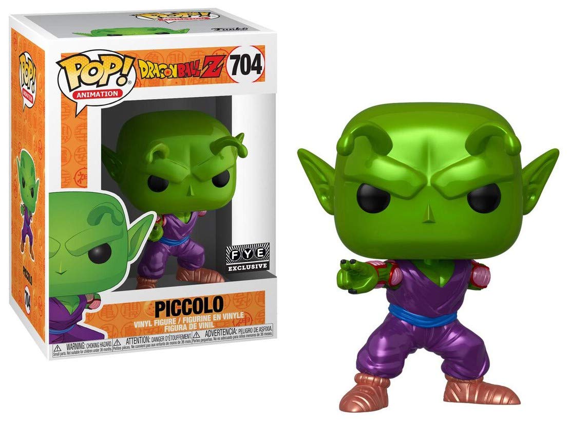 Funko Pop! Dragon Ball Z: Metallic Piccolo Exclusive Vinyl Figure #704 - Anime Collectible for Fans, Gift for DBZ Lovers, Perfect for Display & Decoration