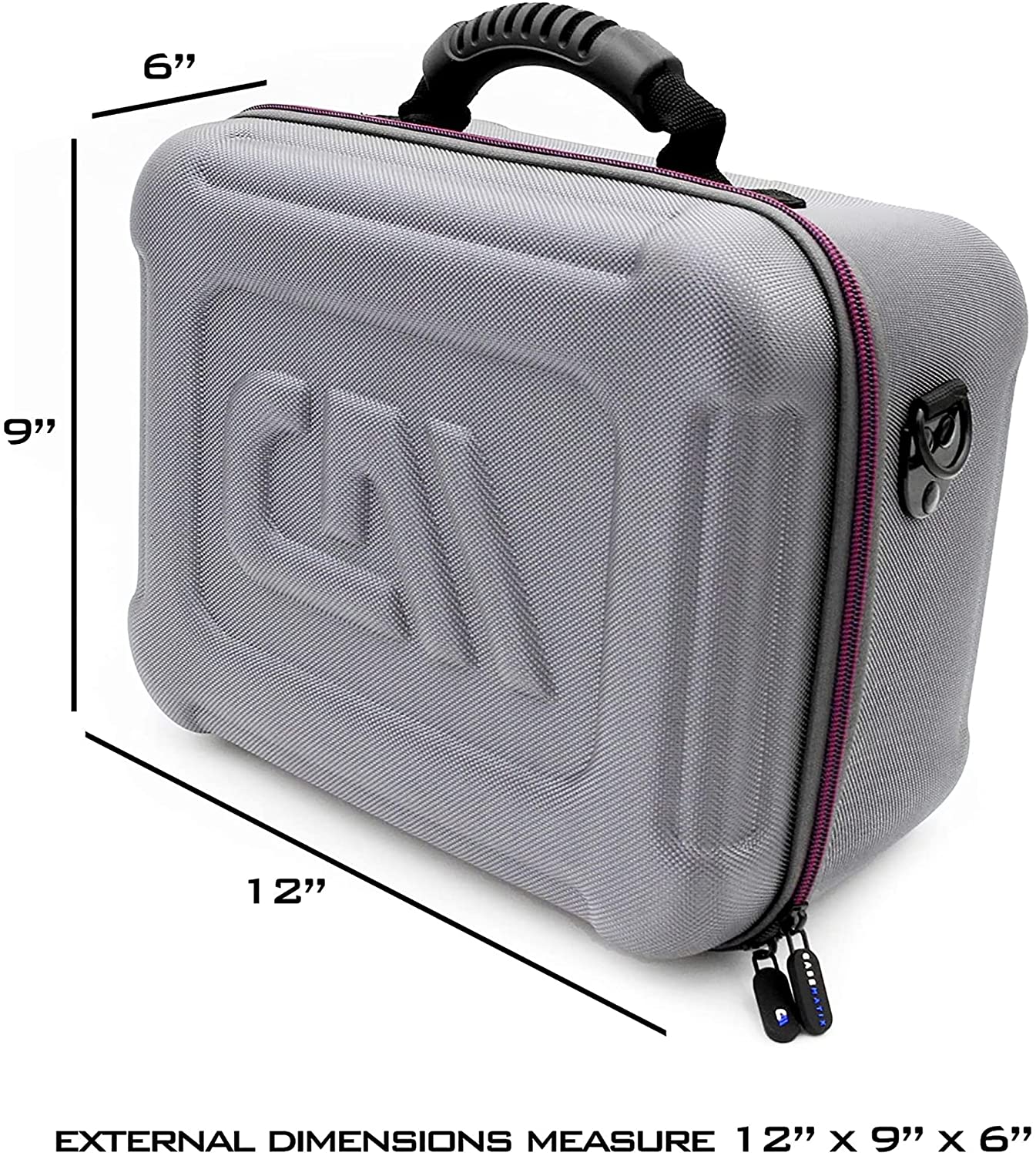 CASEMATIX Protective Carrying Case for Meeting Owl Pro & Owl Camera 360 - Durable Travel Storage Bag for Video Conference Accessories - Perfect for Business Meetings, Remote Work & Office Use