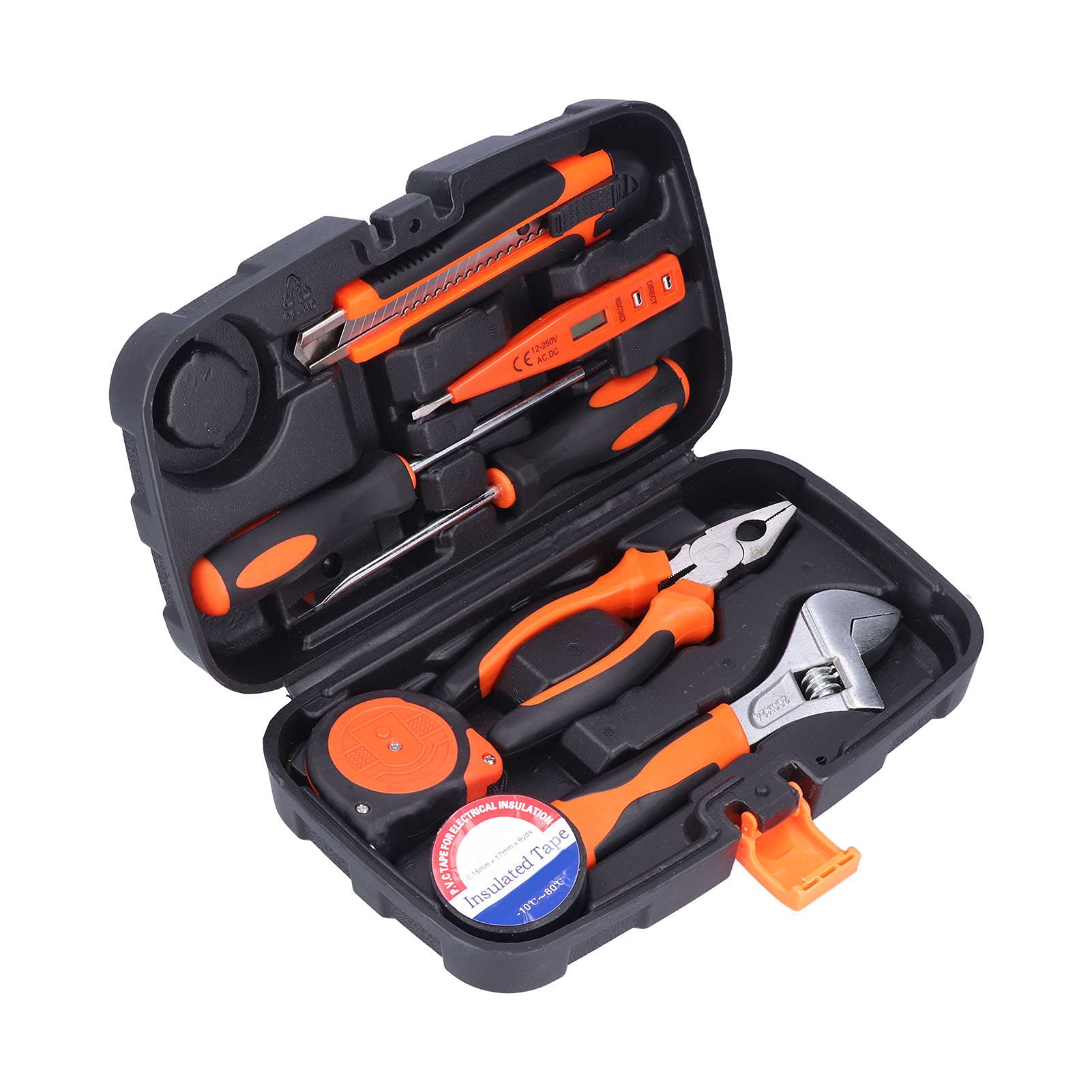 Portable Tools Kit for Home DIY & Maintenance - Durable Convex Handle
