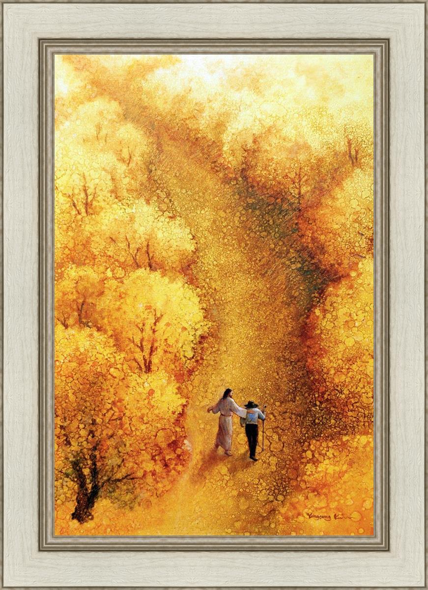 By Your Side - Heartwarming Art Print by Yongsung Kim | Christian Home Decor, Wall Art for Living Room & Bedroom | Perfect Gift for Weddings, Anniversaries & Housewarming