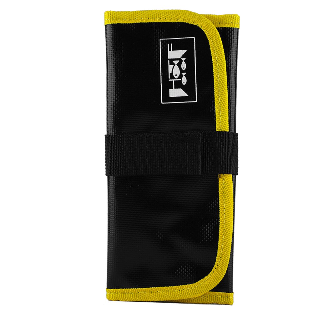 Portable Fishing Lures Storage Bag - Waterproof Tackle Organizer for Saltwater & Freshwater Fishing (Yellow) | Perfect for Jig Baits, Hooks & Fishing Accessories | Great for Boat, Kayak & Shore Fishing