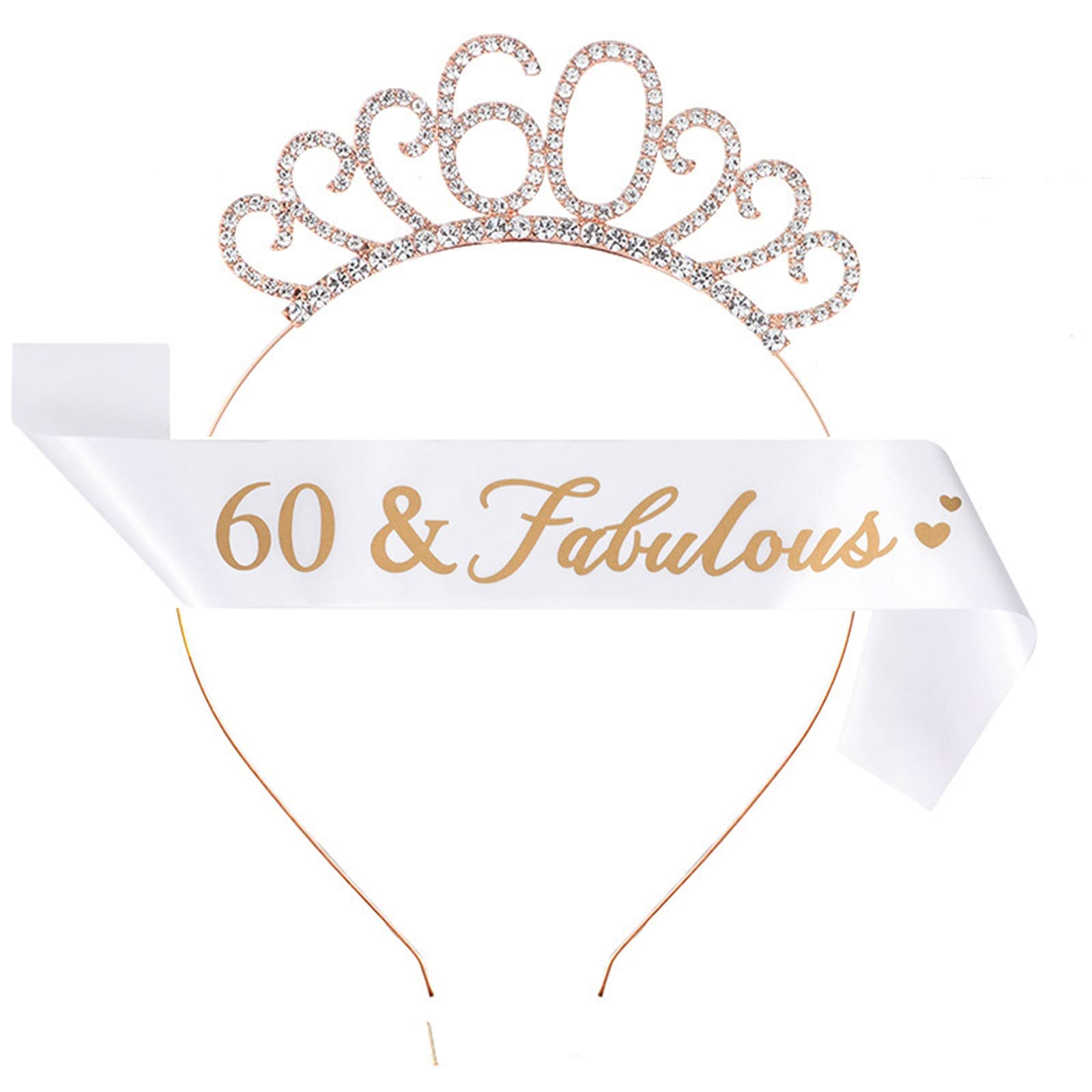 18th Birthday Decorations for Girls - Rose Gold Sash, Crown Tiara, Candles & Cake Toppers - Perfect 18 Year Old Birthday Gifts & Party Supplies for Women - Great for Sweet 16, Quinceañera & Milestone Celebrations
