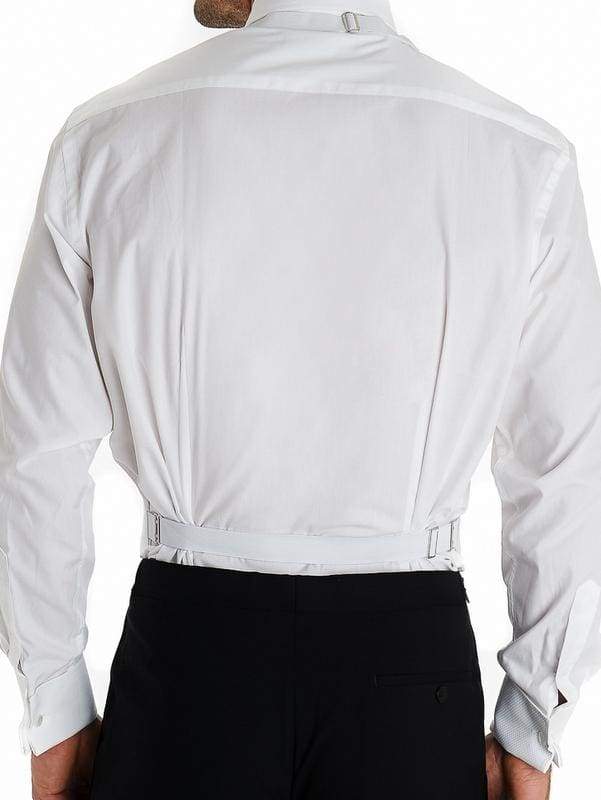 LA Smith Tailored Fit White Marcella Waistcoat for Men - Elegant Formal Vest for Weddings, Business & Special Occasions