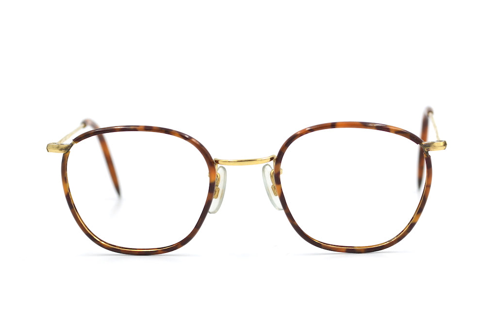 14KT Rolled Gold Windsor Rim Glasses - Classic & Elegant Eyewear for Men & Women - Perfect for Reading, Driving & Fashion Accessories